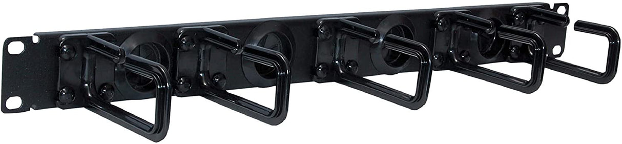 Tripp Lite SRCABLERINGVRT SmartRack 6 Feet Vertical Cable Manager Flexible ring type &amp; toolless mounting Flexible Rings Black Vertical