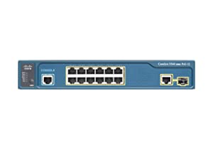 Cisco Catalyst 3560CX-12PC-S Network Switch, 12 Gigabit Ethernet (GbE) Ports, 8 PoE+ Outputs, 240W PoE Budget, 2 1G SFP and 2 1G Copper Uplinks, Enhanced Limited (WS-C3560CX-12PC-S)