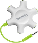 BELKIN F8Z274bt Rockstar Multi Headphone Splitter, Light Green