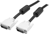 StarTech.com Dual Link DVI Cable - 25 ft - Male to Male - 2560x1600 - DVI-D Cable - Computer Monitor Cable - DVI Cord - Video Cable (DVIDDMM25)