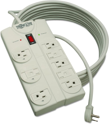 Tripp Lite Surge Protector Power Strip 120V 5-15R 8 Outlet 25' Cord 1440 Joule