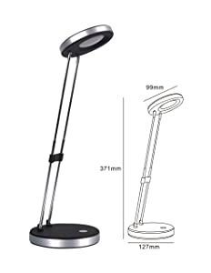 Royalsovereign ROYAL SOVEREIGN RDL-50T-R Compact LED Desk Lamp