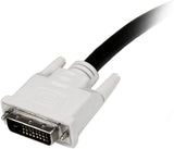 StarTech.com Dual Link DVI Cable - 1 ft - Male to Male - 2560x1600 - DVI-D Cable - Computer Monitor Cable - DVI Cord - Video Cable (DVIDDMM1) , Black