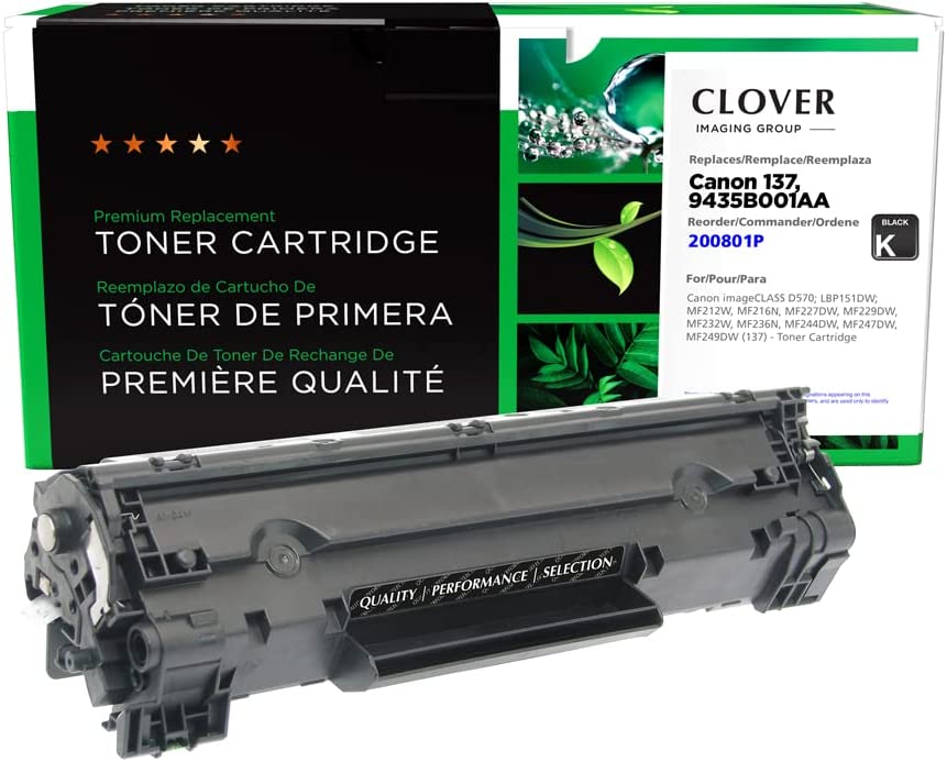 Clover imaging group Clover Remanufactured Toner Cartridge for Canon 137 9435B001AA | Black