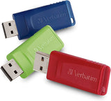 Verbatim 16GB Store 'n' Go USB Flash Drive - PC / Mac Compatible - 3pk - Red, Green, Blue 16GB 3 Pack