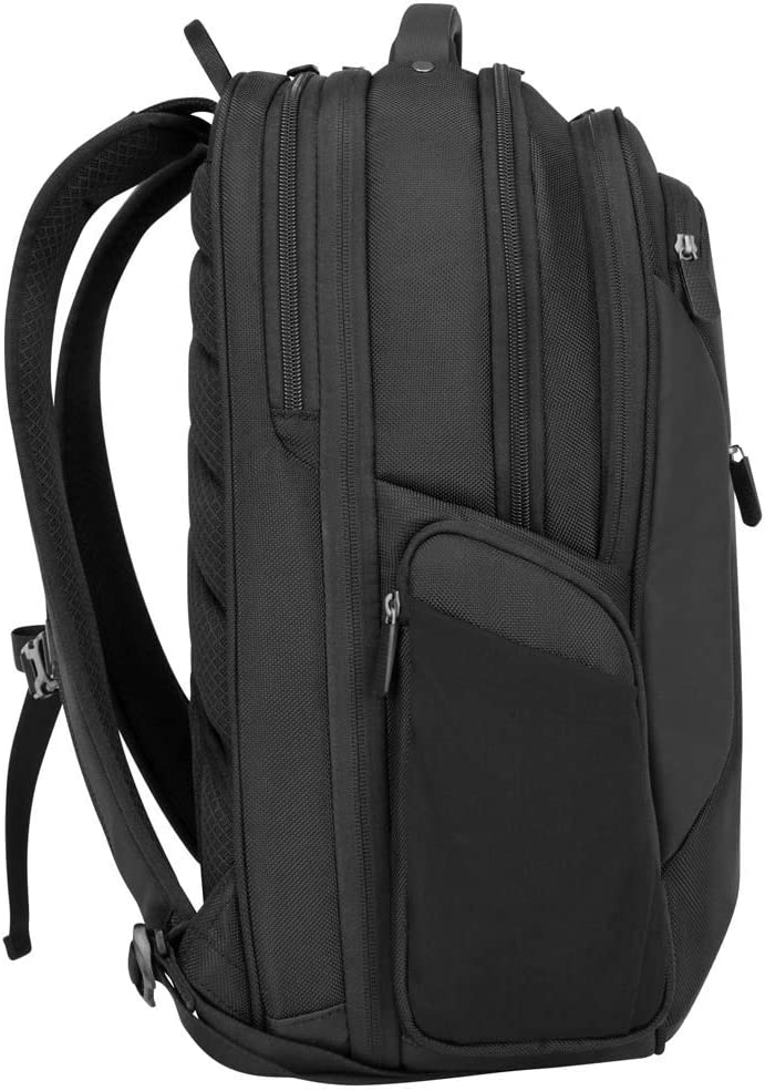 Targus Corporate Traveler Checkpoint-Friendly Professional Business Laptop Backpack with Protective Sleeve for 15.6-Inch Laptop, Black (CUCT02B) 15.6 inch Backpack