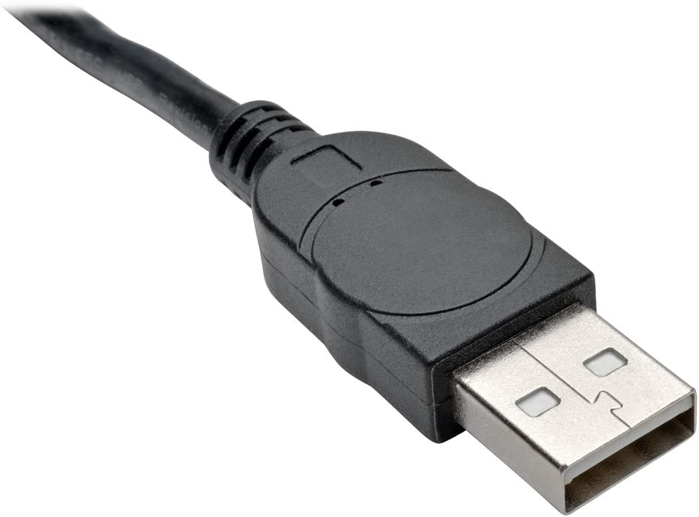Tripp Lite 6ft 2-Port USB to DB9/ RS 232 Serial Adapter Cable FTDI, COM Retention M/M 6' (U209-006-2) USB-A to 2x DB9 (M/M)