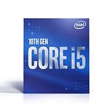 Intel Core i5-10400 Desktop Processor 6 Cores up to 4.3 GHz  LGA1200 (Intel 400 Series Chipset) 65W, Model Number: BX8070110400 Intel CPU only