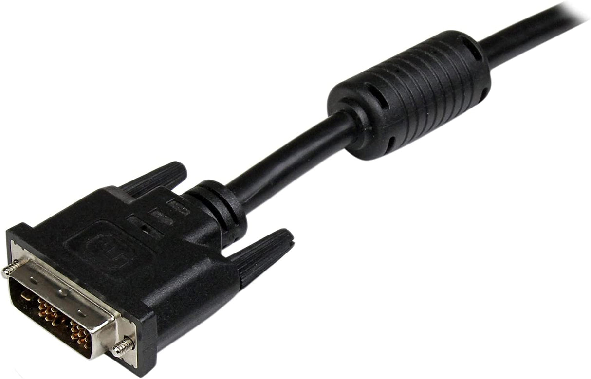 StarTech.com DVI Cable - 10 ft - Single Link - Male to Male Cable - 1920x1200 - DVI-D Cable - Computer Monitor Cable - DVI Cord - DVI to DVI Cable (DVIDSMM10) 10 ft / 3m