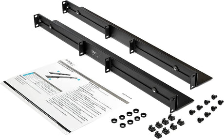 StarTech UNIRAILS1UB 1U 4 Post 200 lbs Max Rack Rails