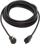 Tripp Lite Power Extension Cord Right-Angle 5-15P to 5-15R 18AWG 10A 25ft (P022-025-15D)