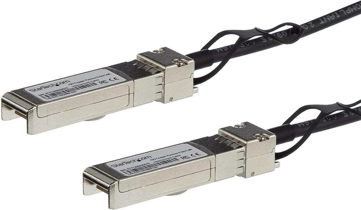 StarTech.com Cisco SFP-H10GB-CU1-5M Compatible 1.5m 10G SFP+ to SFP+ DAC Twinax - 10GbE SFP+ Copper DAC 10Gbps Low Power Passive Transceiver Module DAC Firepower ASR9000 (SFPH10GBCU15)