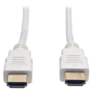 Tripp Lite High Speed HDMI Cable, Ultra HD 4K x 2K, Digital Video with Audio (M/M), White, 3-ft. (P568-003-WH) 3 ft. White