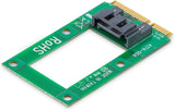StarTech.com mSATA to SATA HDD / SSD Adapter – Mini SATA to SATA Converter Card - mSATA to SATA 2.5/3.5 Hard Drive Adapter Converter Card (MSAT2SAT3) mSATA SATA Drive
