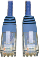 TRIPP LITE N200-001-BLTripp Lite Cat6 Cat5e Gigabit Molded Patch Cable RJ45 M/M 550MHz 1 ft. Blue