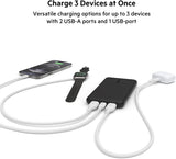 Belkin USB C Portable Charger Power Bank, 10000 mAh with 1 USB C Port and 2 USB A Ports for up to 15W Charging for iPhone 13 Pro/13 Pro Max/13 Mini, AirPods, iPad, Galaxy S21/Ultra - Black