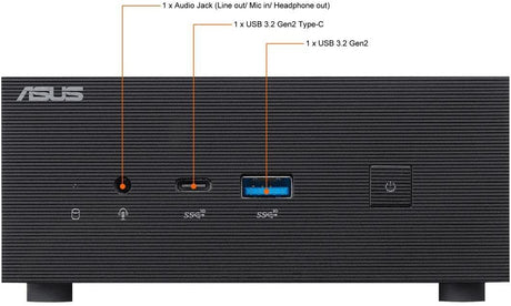 Asus PN63-S1-BB5H000XFD Intel Core i5-11300H/ DDR4/ WiFi/Bluetooth/ USB3.2 Mini PC Barebone System