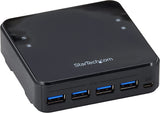 StarTech.com USB 3.0 Peripheral Sharing Switch - 4 USB 3.0 x 4 Computers - Mac / Windows / Linux - USB A/B Switch - USB Switch (HBS304A24A) 4 Computers – 4 Devices