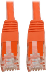 Tripp Lite N200-006-or Cat6 Cat5e Gigabit Molded Patch Cable RJ45 M/M 550MHz Orange 6' 6' 6 ft. Orange