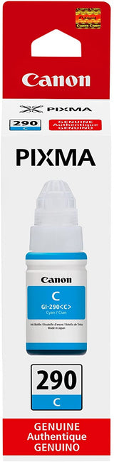 Canon GI-290 Cyan Ink-Tank Compatible to G4200, G3200, G2200, G1200, G4210, 1 Size (1596C001)