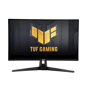 ASUS TUF Gaming 27” 1440P Monitor (VG27AQA1A) - QHD (2560 x 1440), 170Hz (Supports 144Hz), 1ms, Extreme Low Motion Blur, Freesync Premium, Eye Care, HDMI, DisplayPort, Shadow Boost, Speakers, HDR