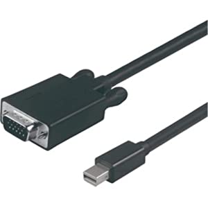 VisionTek Mini DisplayPort to VGA (M/M) Active Cable - 6 feet, Supports 1200p WUXGA @60Hz (901217)