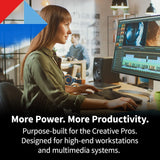 Toshiba X300 PRO 12TB High Workload Performance for Creative Professionals 3.5-Inch Internal Hard Drive – Up to 300 TB/Year Workload Rate CMR SATA 6 GB/s 7200 RPM 512 MB Cache - HDWR51CXZSTB Professional Workstation 12 TB