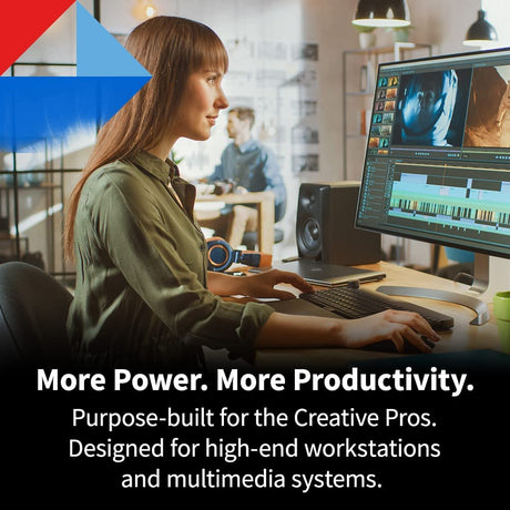 Toshiba X300 PRO 12TB High Workload Performance for Creative Professionals 3.5-Inch Internal Hard Drive – Up to 300 TB/Year Workload Rate CMR SATA 6 GB/s 7200 RPM 512 MB Cache - HDWR51CXZSTB Professional Workstation 12 TB