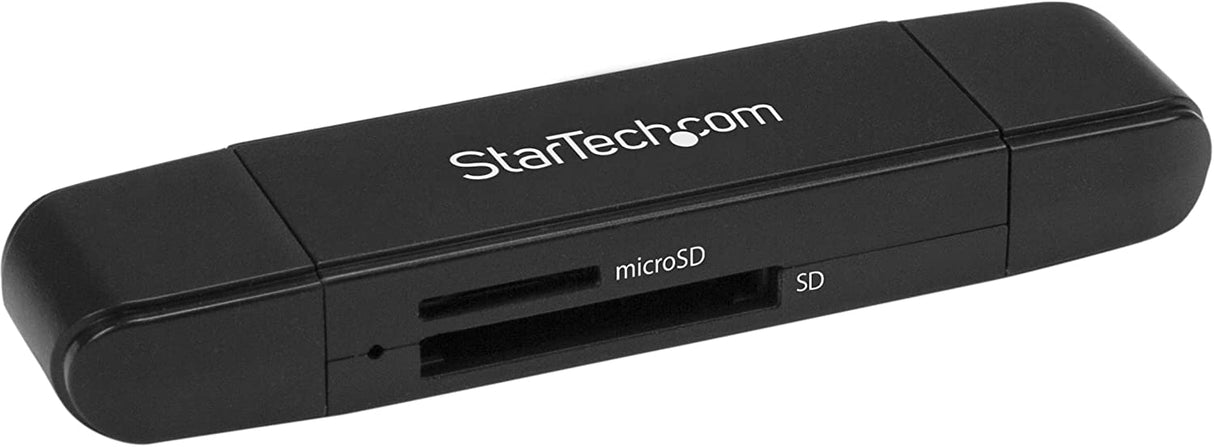 StarTech.com USB Memory Card Reader - USB 3.0 SD Card Reader - Compact - 5Gbps - USB Card Reader - MicroSD USB Adapter (SDMSDRWU3AC) USB 3.0 (USB-C, USB-A) Multi-Card