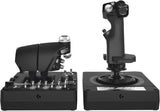 Logitech G X56 H.O.T.A.S Throttle and Joystick Flight Simulator Game Controller, 4 Spring Options, +189 Programmable Controls, RGB Lighting, 2x USB, PC - Black