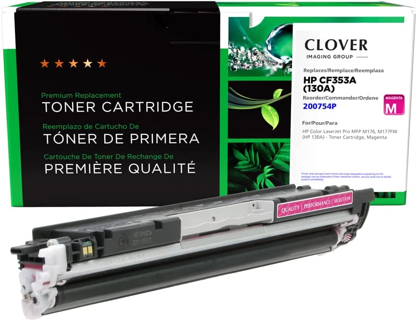 Clover imaging group Clover Remanufactured Toner Cartridge Replacement for HP CF353A (HP 130A) | Magenta 1,000 Magenta