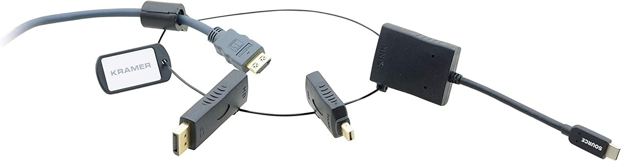 Kramer electronics Kramer AD-Ring-6 Mini DisplayPort/DisplayPort/USB Type-C to HDMI Adapter Ring