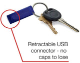 Verbatim 8GB USB 2.0 Flash Drive - Cap-LESS &amp; Universally Compatible - Blue - 97088 8 GB Standard Packaging