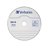 Verbatim BD-R 25GB 16X Blu-ray Recordable Media Disc - 25 Pack Spindle - 97457 25GB 25 Pack Spindle