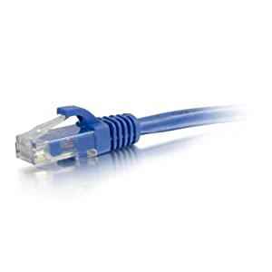 C2g/ cables to go C2G 00689 Cat6a Cable - Snagless Unshielded Ethernet Network Patch Cable, Blue (1 Feet, 0.30 Meters) 1ft UTP Blue