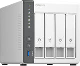 QNAP TS-433-4G-US 4 Bay NAS with Quad-core Processor, 4 GB DDR4 RAM and 2.5GbE Network (Diskless) TS-x33 4 Bay NAS