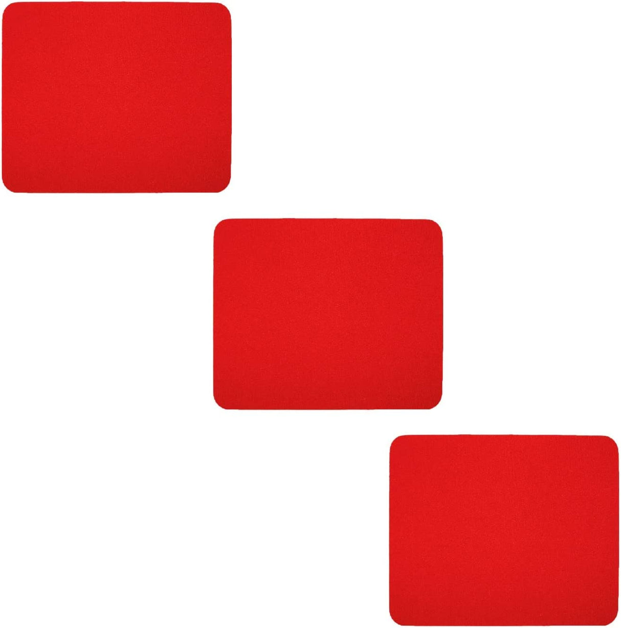Belkin (F8E081-RED) Red Standard Mouse Pad - 3 Pack