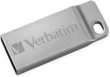 Verbatim 16GB Metal Executive USB Flash Drive - Silver - 98748 16 GB 2.0 Silver