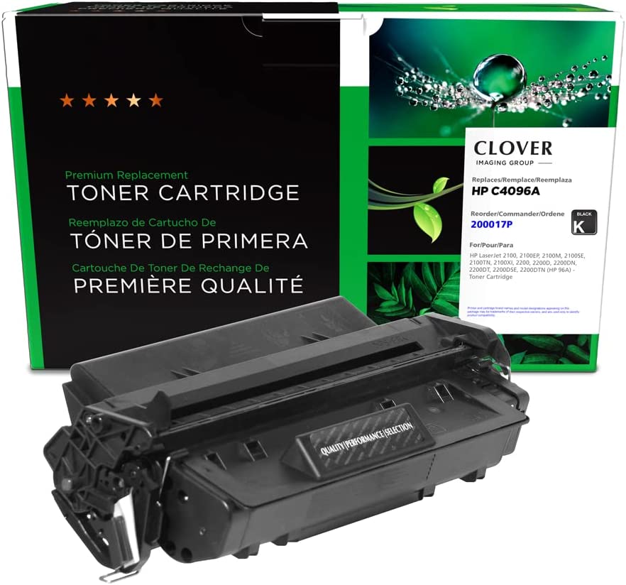 Clover imaging group Clover Remanufactured Toner Cartridge for HP 96A C4096A | Black 5,000 Black
