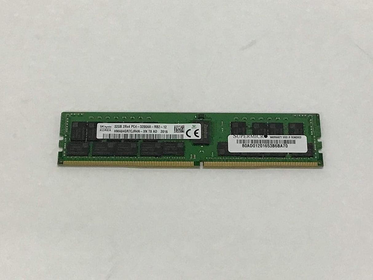 Supermicro Certified MEM-DR432L-HL01-ER32 Hynix 32GB DDR4-3200 ECC REG DIMM Memory