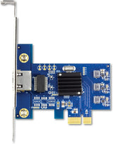 TRENDnet 2.5GBase-T PCIe Network Adapter, TEG-25GECTX, Converts a PCle Slot into a 2.5G Ethernet Port, 802.1Q VLAN Tagging, Standard &amp; Low-Profile Brackets Included, Windows Support, 9KB Jumbo Frames