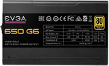 EVGA Supernova 650 G6, 80 Plus Gold 650W, Fully Modular, Eco Mode with FDB Fan, 10 Year Warranty, Includes Power ON Self Tester, Compact 140mm Size, Power Supply 220-G6-0650-X1 650W G6