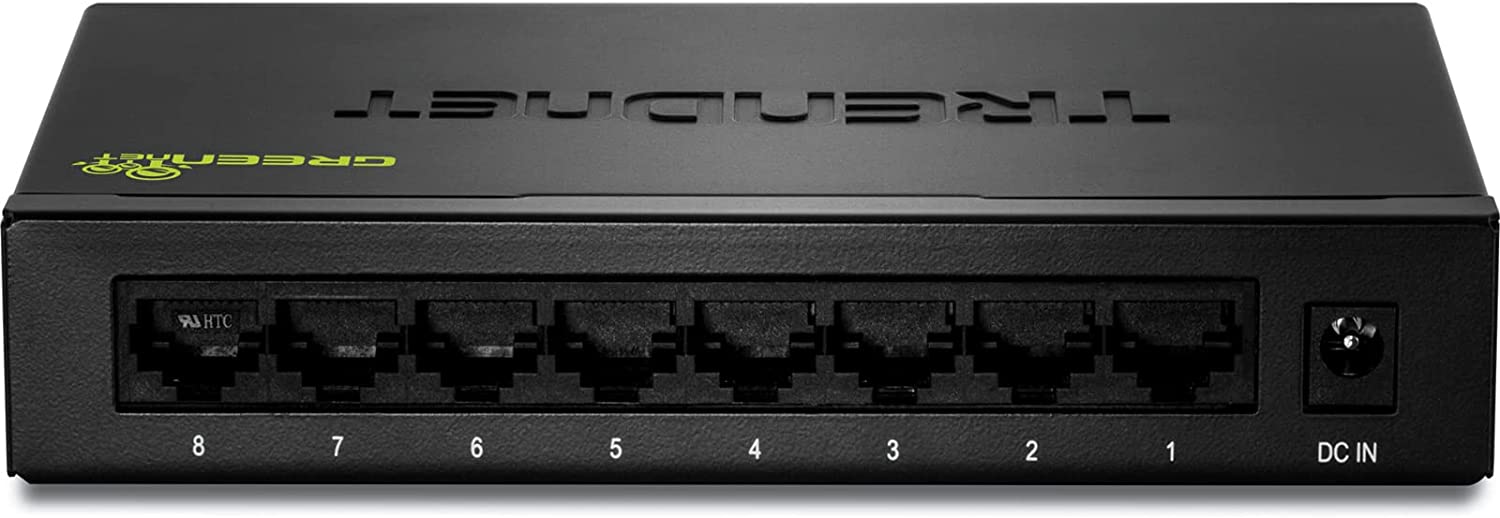 TRENDnet 8-Port Gigabit GREENnet Switch, Ethernet Network Switch