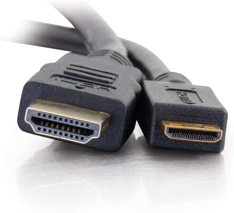 C2g/ cables to go C2G Mini HDMI to HDMI, 4K, High Speed HDMI Cable, Ethernet, 60Hz, 3 Feet (0.91 Meters), Black, Cables to Go 50618 Mini 3 Feet