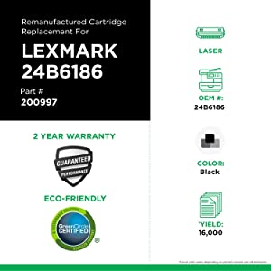 Clover imaging group Clover Remanufactured Toner Cartridge Replacement for Lexmark M3150/XM3150 | Black