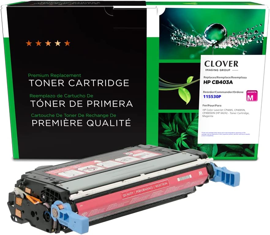 Clover imaging group Clover Remanufactured Toner Cartridge Replacement for HP CB403A (HP 642A) | Magenta Magenta 7,500