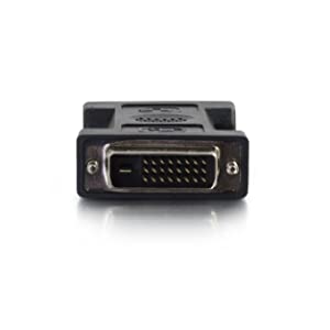 C2g/ cables to go C2G 18404 DVI-I Female to DVI-D Male Adapter, Black