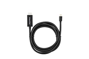 VisionTek Mini DisplayPort to HDMI 2.0 (M/M) Active Cable - 6 feet, Supports 4K @60Hz (901215)