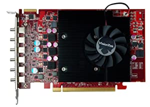 VisionTek Radeon 7750 2GB GDDR5 6M (6x miniDP, 6x miniDP to HDMI Adapters) Graphics Card - 900880