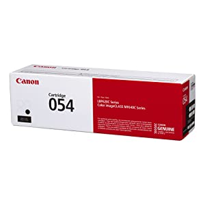 Canon Genuine Toner, Cartridge 054 Black (3024C001) 1 Pack, for Canon Color imageCLASS MF641Cdw, MF642Cdw, MF644Cdw, LBP622Cdw Laser Printers Black Toner